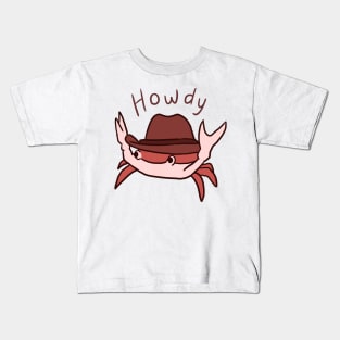 Cowboy crab Kids T-Shirt